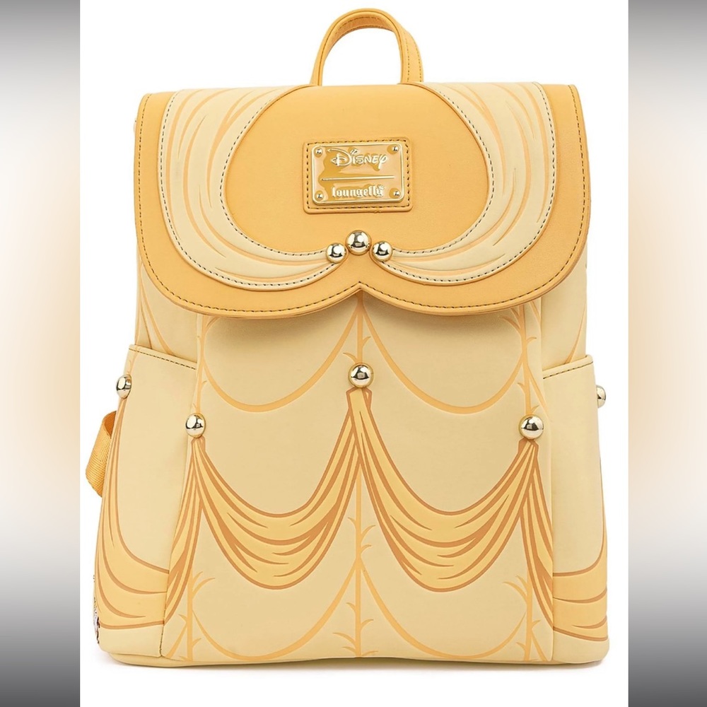 Belle Gold Dress Loungefly Backpack